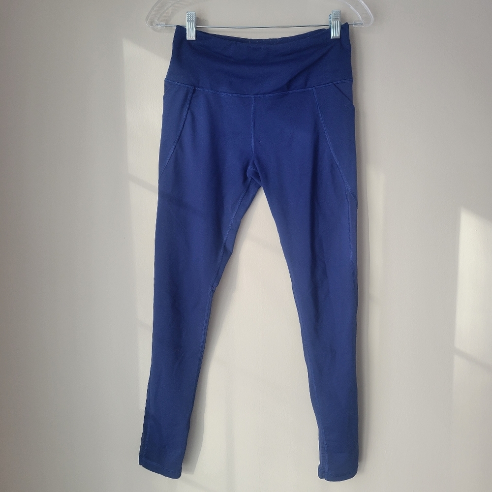 Victoria Sport Victoria's Secret Navy Blue Knockout Tights Leggings Size Small